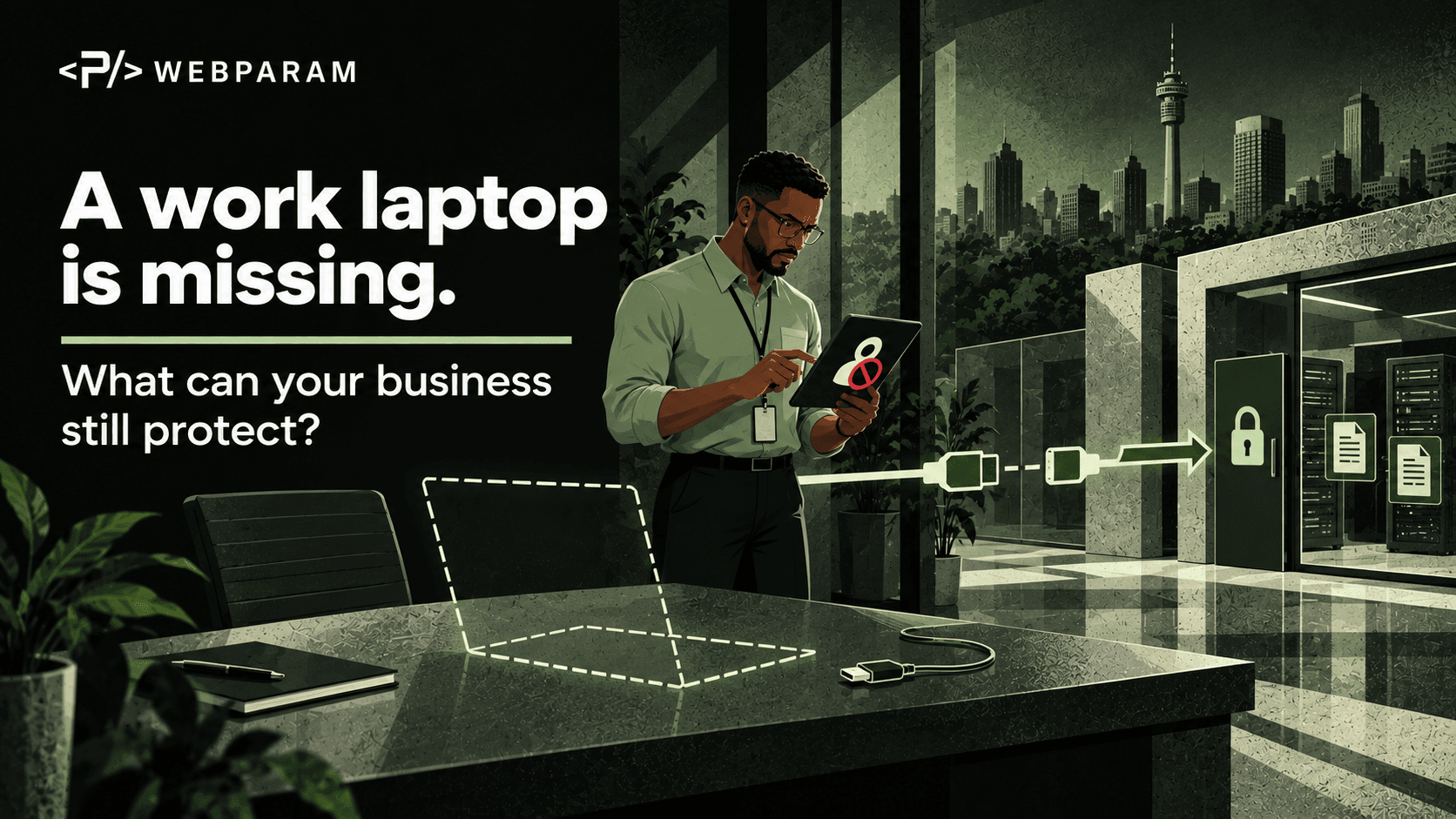A work laptop is missing. What can your business still protect?